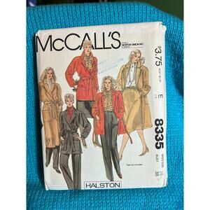 McCalls 8339 trench skirt pant pattern size 16